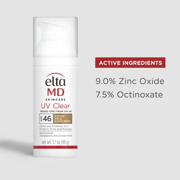 UV Clear Tinted Broad-Spectrum SPF 46 (1.7 oz) | EltaMD - Image 3