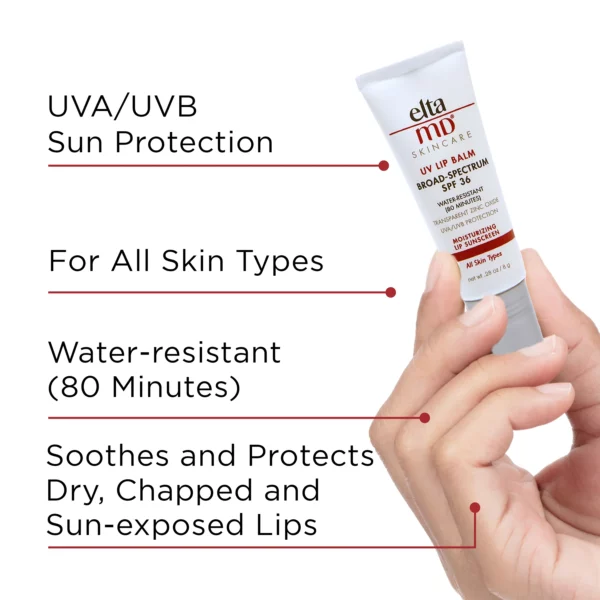UV Lip Balm Broad-Spectrum SPF 36 (0.28 oz) | EltaMD - Image 3