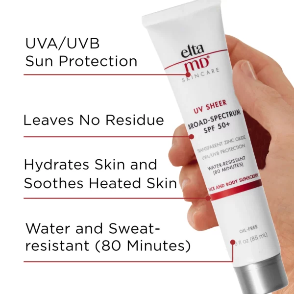 UV Sheer Broad-Spectrum SPF 50+ (3 fl oz) | EltaMD - Image 3