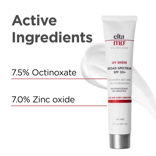 UV Sheer Broad-Spectrum SPF 50+ (3 fl oz) | EltaMD - Image 2
