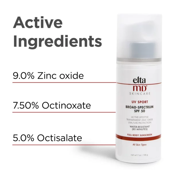 UV Sport Broad-Spectrum SPF 50 (7 oz) | EltaMD - Image 4
